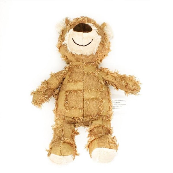 1/3 st Björn Hundleksak Oförstörbar Robust Sällskapsleksak Tuggleksak F4B2 Light brown one size