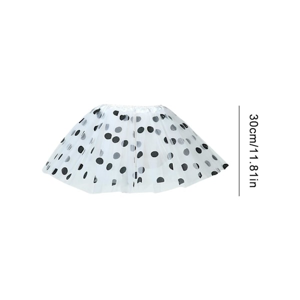 Barnkjol, tyllkjol, barn, raggkjol, meshkjol. White 1pcs