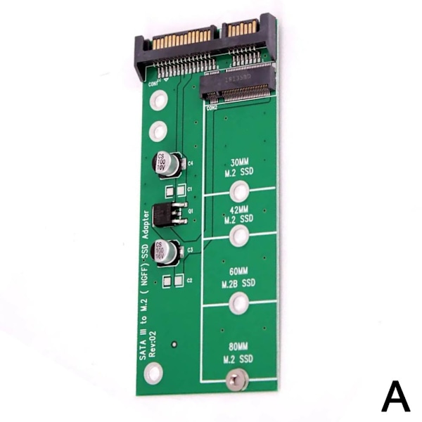 PULME M.2 SATA-adapter, Raiser M2 till SATA-adapter, M.2 till SATA Ada green one-size