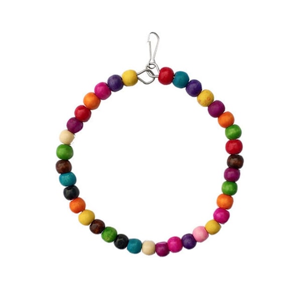 Papegoja Fågel Leksak Bur Fågel Leksaker Set Leksak Fågelbur Papegoja Leksaker Tillbehör Lo D2C8 multicolorA A