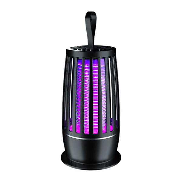 1-pack Elektrisk Myggdödarlampa Portabel LED-lampa Flugsmälla J4P1 Bug X4R2 Black One size