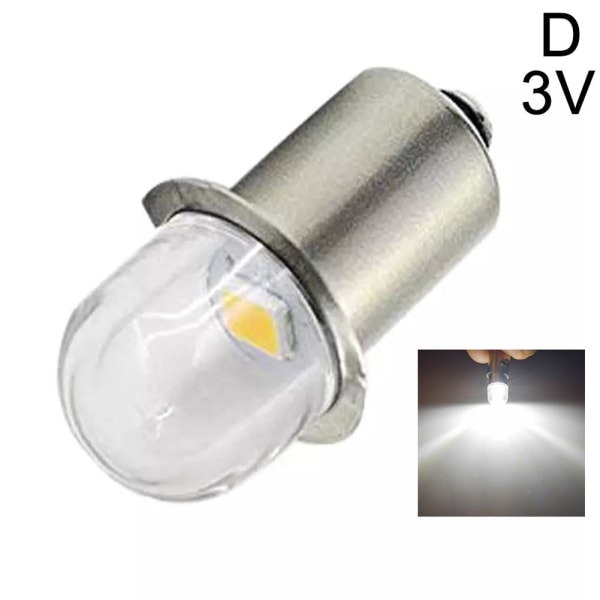 LED-miniatyrlampa DC 3V 4,5V 6V 12V 18V 1SMD ficklampa Byt ut white 3V