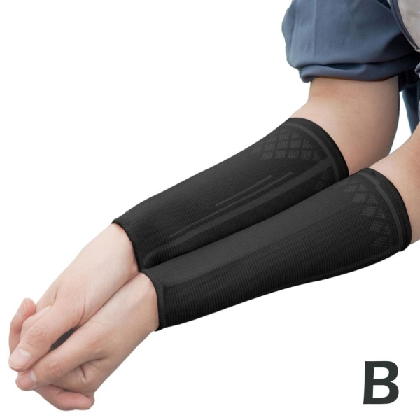 Volleyboll Arm Guard Sleeves Sportarmband Protector Underarm black S