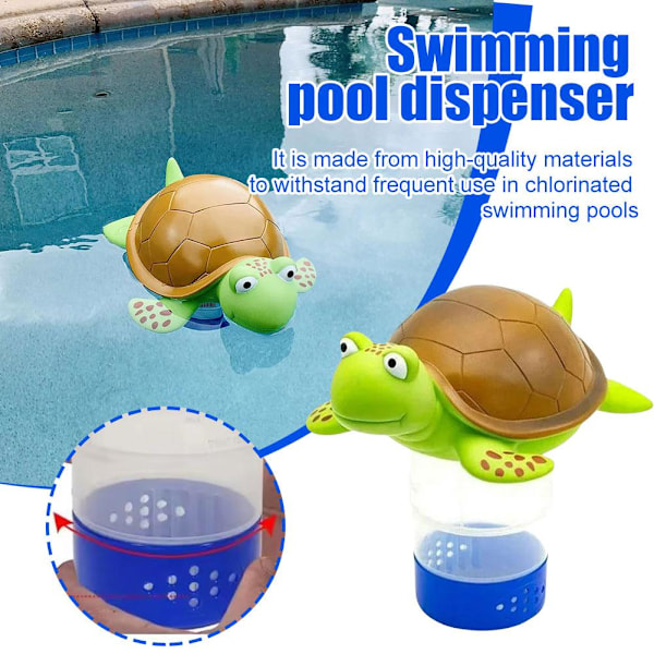Klordispenser för pool, flytande klordispenser för pool passar 3\" tabletter