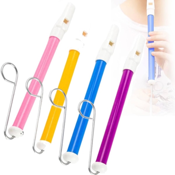 Rtyweth Glissandoflöjt Instrument Barn Musikleksaker Förälder-Barn Roliga Spel Musikinstrument Gåva K7R7 Rolig Pink One size