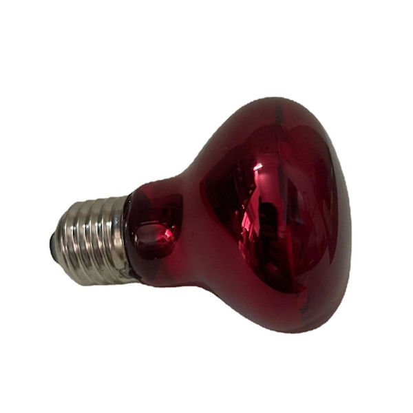 Infraröd Solar Basking Spot Reptil Värmelampa (E27) Terrarielampa♤ Wine redB 40W