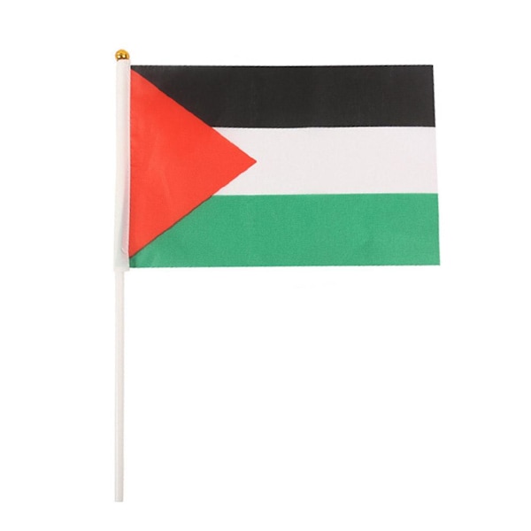 14*21cm Palestinsk Flagga Handviftande Flagga Liten Flagga Gaza Stöd Gratis Z5Y6 P N5M6 1pcsA multicolor 3pcs