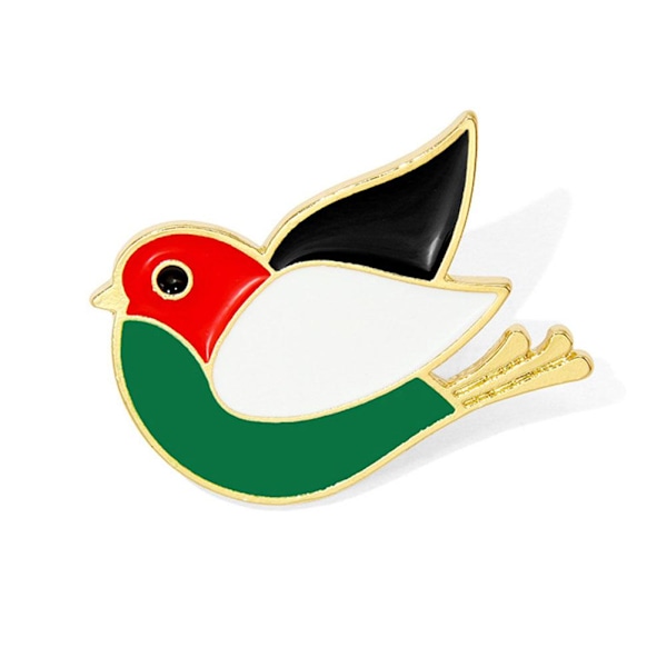 Geometrisk Handala Pojke Brosch Nål Badge Vattenmelon Ryggsäck Personlig Cha N8U2 style1 One size