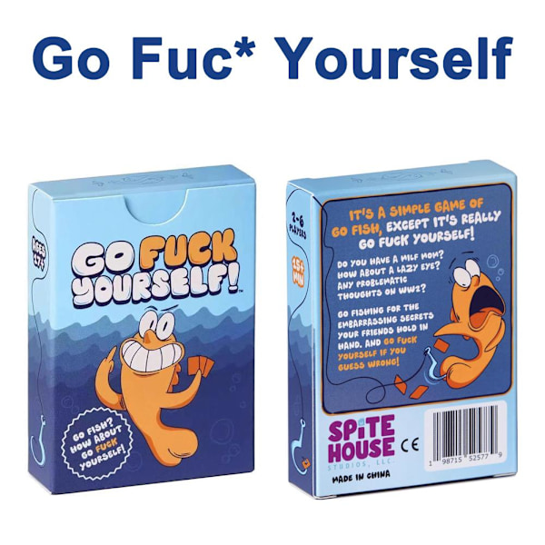 Dra Åt Helvete Själv! Vuxen Kortspel ✅Kaxigt Humoristiskt Kortspel För Vilda Fester Sammankomster✅