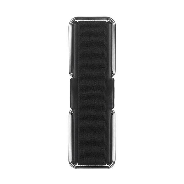 1 st Elastisk bandrem Telefon Fingergreppshållare Ringställ för P black One-size