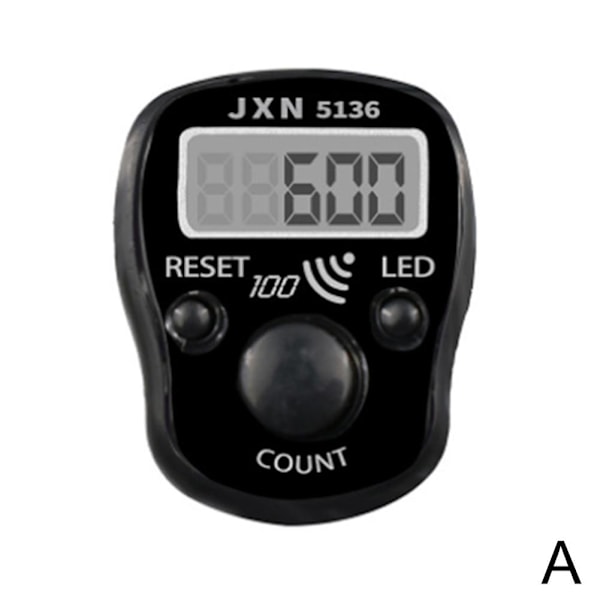 1x Digital Tasbih LED-display Pip-ljud Handräknare Dörr Finger Sembahyang Doorgift Digital Z9H0 red onesize