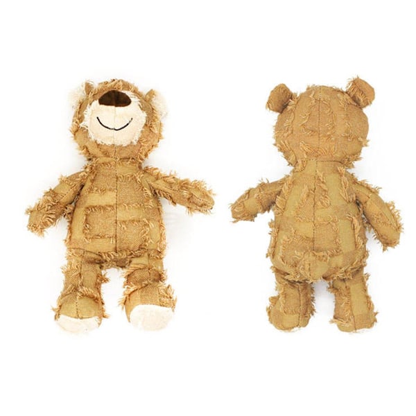 1/3 st Björn Hundleksak Oförstörbar Robust Sällskapsleksak Tuggleksak F4B2 Light brown one size