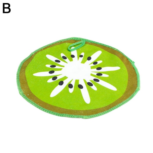 Frukttryckt hängande kökshandduk i mikrofiber, torkar snabbt och absorberar kiwi 1PC