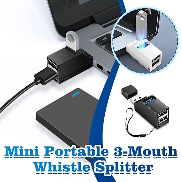 USB3.0 Type-C Multi-interface HUB Hub Splitter Ny W2N6 White 1set