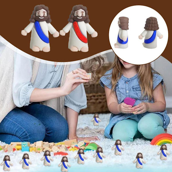 MiniJesus Figurin i Bulk ~ Påskdekorationer LittleJesus Figurin E7Q3