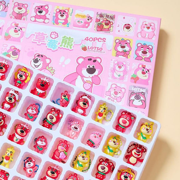Sanrio Jordgubbsbjörn Hål Musik Barnpresenter Hänge Docka Rolig Present Poke Helgdag S3S5 C Eggie Party onesize