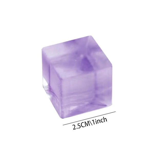 Mini Isblock Leksak Stressboll Leksak Ny Transparent Lot L5 Kub Fidget F6Y6 T3U6 green one-size