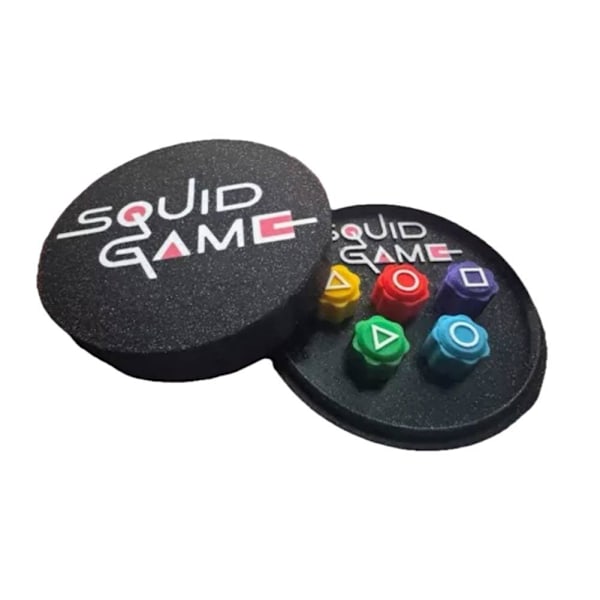 Squid Game 2 Gonggi Stenar 3D-Printade Koreanska Traditionella Jack St D 1set