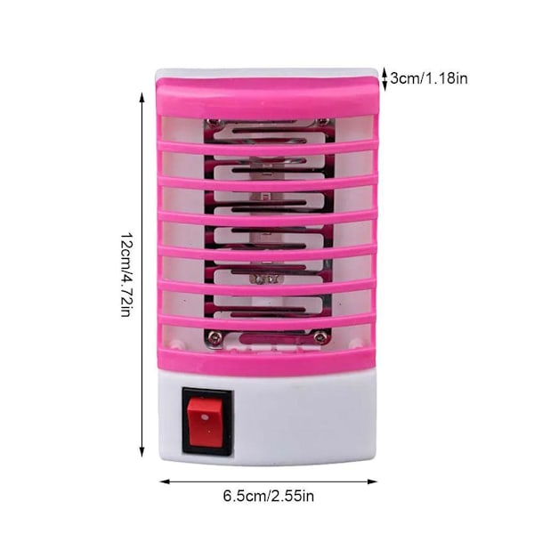 LED Myggdödarlampa Miljövänlig Hem Multifunktionell Myggavvisare A1M2 pink 1pcs