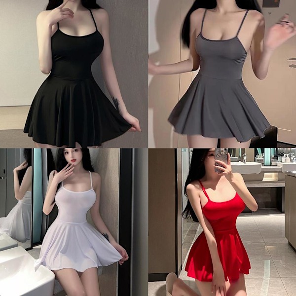 Dam En-del Nattlinne ο} I6Y9 L6R6 P1C2 Red One size