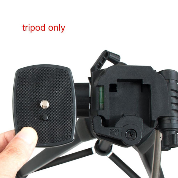 Stativ Snabbkopplingsplatta Skruv Adapter Fäste Huvud För Digitalkamera DSLR SLR◁ black3 One-size 2pcs