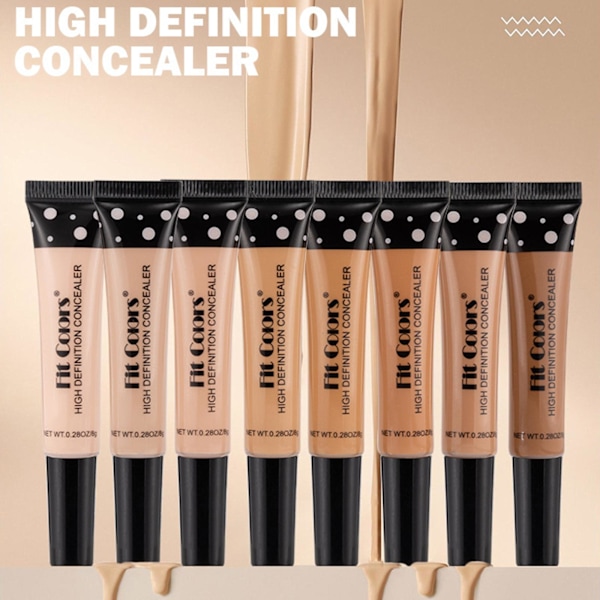Concealer Foundation Matt Full Täckning Ljusare Makeup Långvarig 2024 04 8g