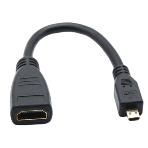 Micro HDMI till HDMI Dataöverföring 4K 60Hz Kabel För Raspberry 15cm Hero HDTV 7 Pi 6 4 5/Pi A6000 Kamera