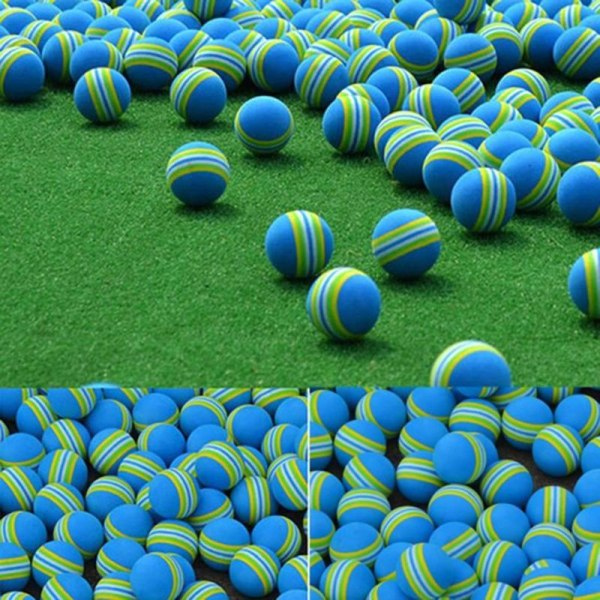 Golfsvingträning inomhus Lätt övningsbollar Rainbow Sponge Fo