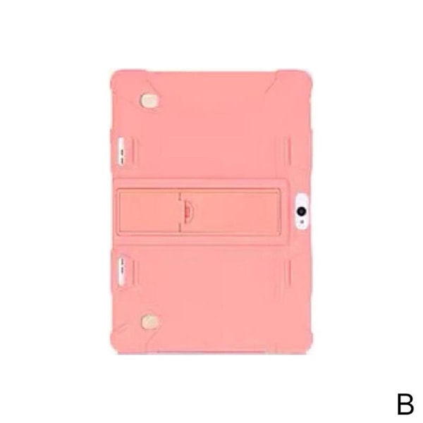 Universellt Stötsäkert Silikon Ställ Fodral för 10.1\" PC Android Lot N9 pink One-size