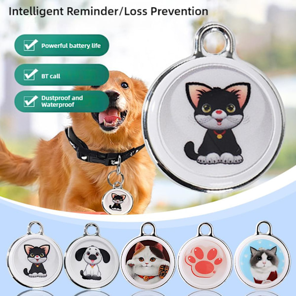 Pet Locator Trådlös Vattentät Anti-förlorad Halsband Smart Enhet P7F8 O1U9 4 1pcs