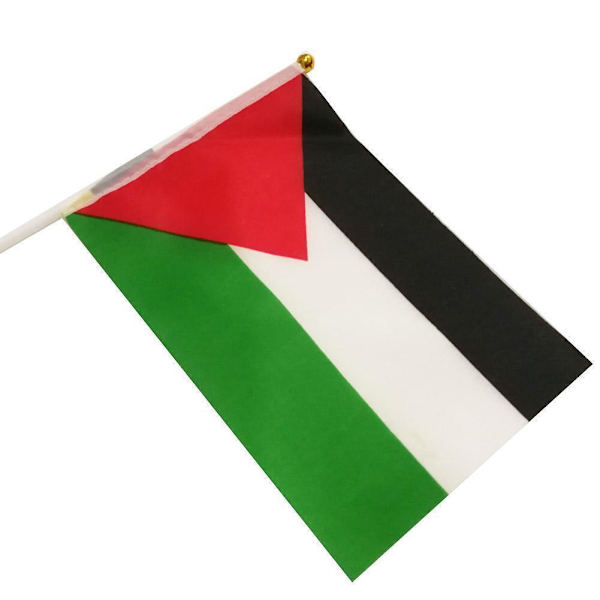 14*21cm Palestinsk Flagga Handviftande Flagga Liten Flagga Gaza Stöd Gratis Z5Y6 P N5M6 1pcsA multicolor 3pcs
