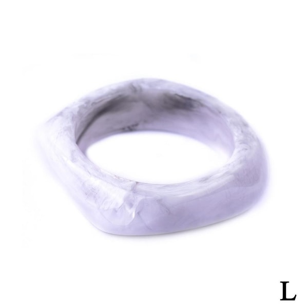 Fashion Resin Shaped Bracelet Colorful Irregular Bracelet For Me rose red square