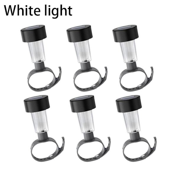 1/6x LED Solarslinga Fairy Lights Repsa För Utomhus Trädgård Pool D7Y4 6pc White light