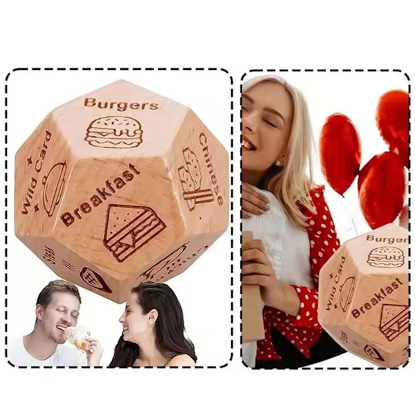 Date Night Tärningar Idé Födelsedag Årsdag Par Presenter till Hennes Honom Pojkvän UK C 1pcs