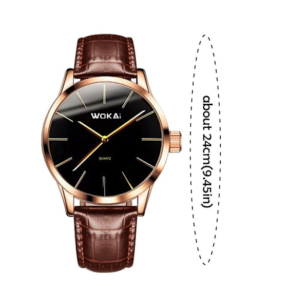 Sport Quartz Klockor Lämpliga För Män Wokai Herr Quartz Klockor Affärs- Och Lyxstil A8A4 A One size