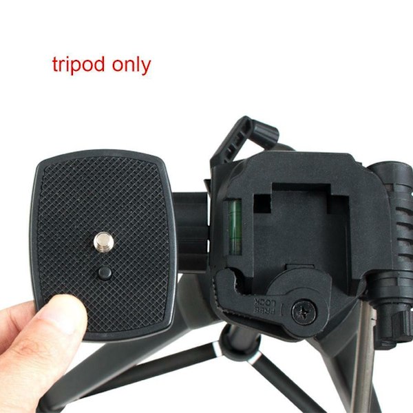 Stativ Snabbkopplingsplatta Skruv Adapter Fäste Huvud För Digitalkamera DSLR SLR◁ black3 One-size