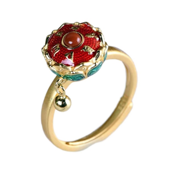 Roterande Buddhistisk Bön Ring Sutra Vrid Ring Cylinder Q1E2