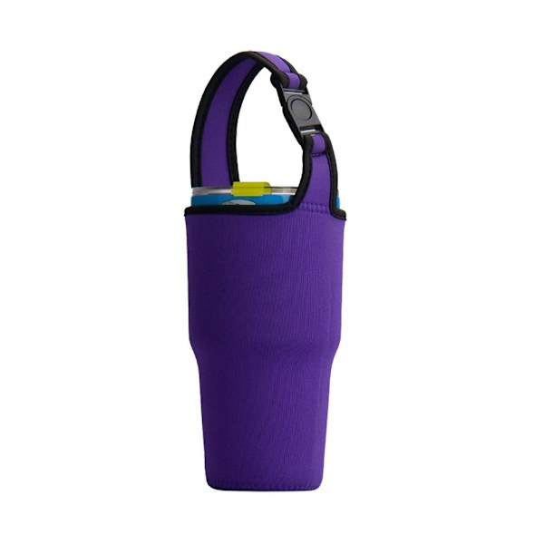 Muggväska Isolerande Kopp Mugghållare Flaskväska Skyddsfodral För 30oz Isbar Kopp Muggskydd C5i9 purple 1pcs