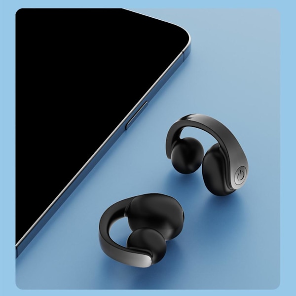 Trådlösa hörlurar Clip On Bluetooth 5.4 Öppna Öra Hörlurar White 1 set