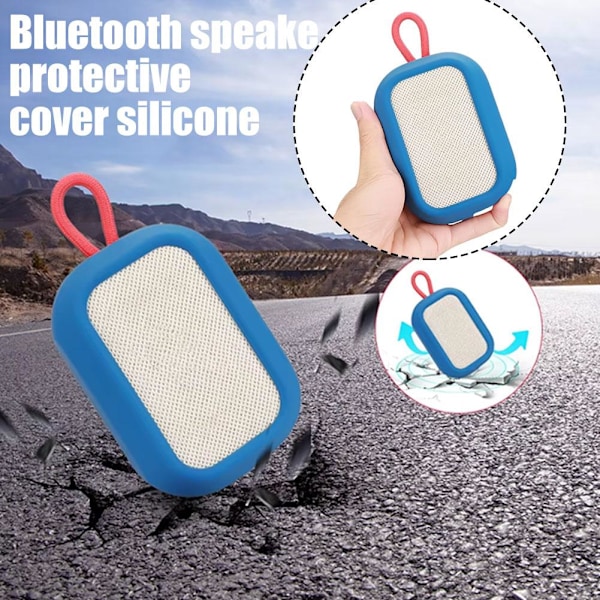 För SoundCore Select 4 Go Bluetooth Högtalare Skyddsfodral Silikonskydd L1N3 Black 1set