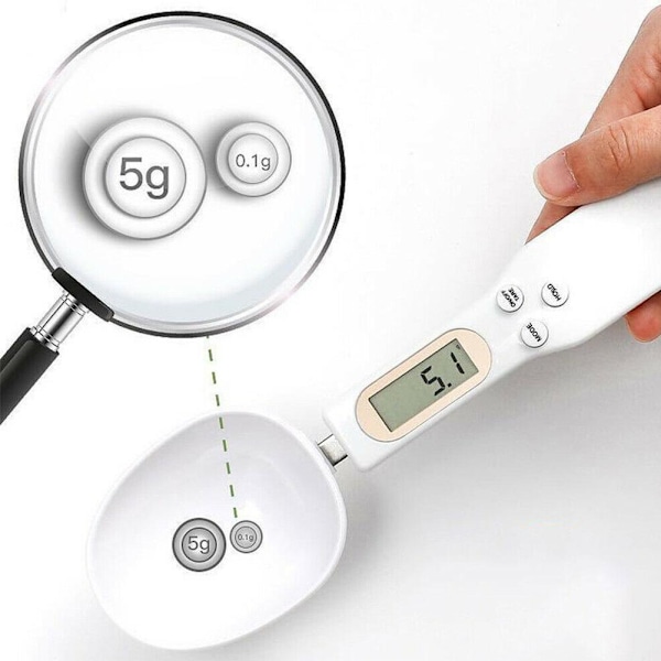 Elektronisk köksmåttsked Matvåg Digital LCD Demonterbar Design Digital G7e7 white One-size
