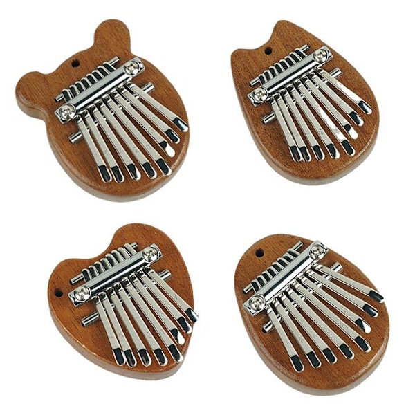 8 Tangenter Utsökt Finger Tumme Piano Gåva Mini Tumme Piano Perfekt för Nybörjare W3K9 cat One size