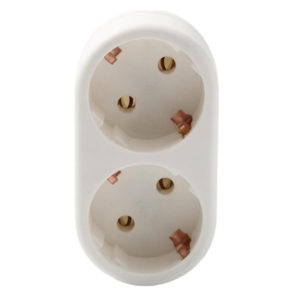 AC 250V EU Standard 1 till 2 Vägs Europeisk Konvertering 1K9D Kontakt Adapter K6
