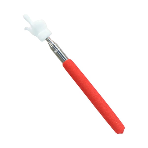Teleskopisk lärarpekare, Mini Handpekare Fingerpinne 9CB8 red one size