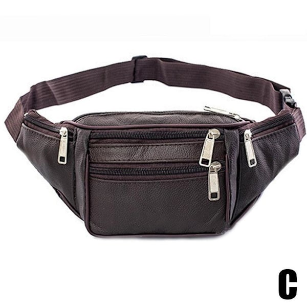 Herr Äkta Läder Clutch Väskor Business Kohud Plånböcker Dragkedja Handväska Skinn Mobilväska Man J8d0 coffee One-size