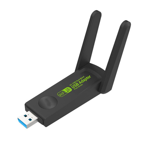 USB 3.0 WIFI-adapter 600/1300 Mbps Trådlös Dongel Dual C9M7 2.4G/5G Antenn Ny 1300M one-size
