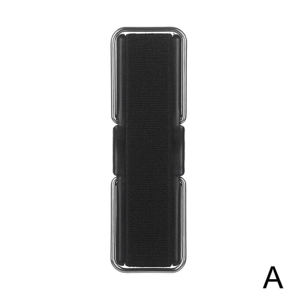 1 st Elastisk bandrem Telefon Fingergreppshållare Ringställ för P black One-size