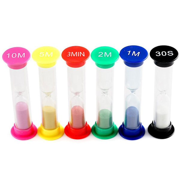 1/2/3/5/10 Minuters Sand Ägg Timer Undervisningsspel Tandborstning Timing Sekund~ green One-size