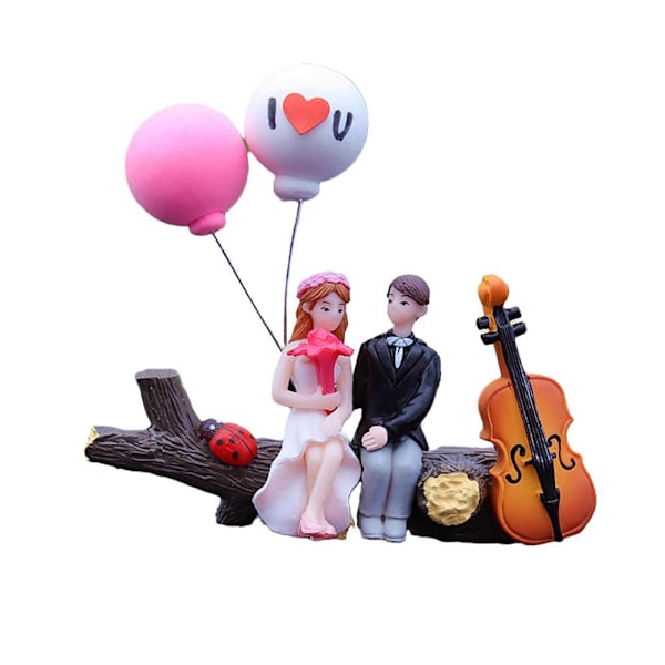 Bilinteriör instrumentbräda/tillbehör/söta tecknade par-action F wedding balloon one-size