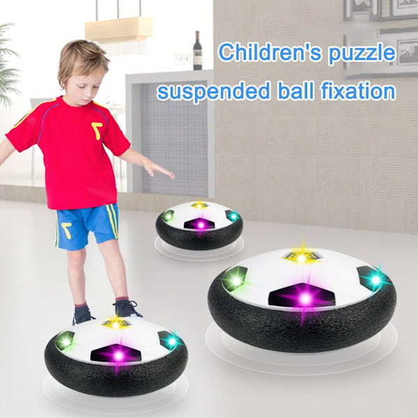 Inomhus Hover Fotboll Kudde LED Flytande Fotboll Disc Pojkar Spel Leksak Gåva light one-size